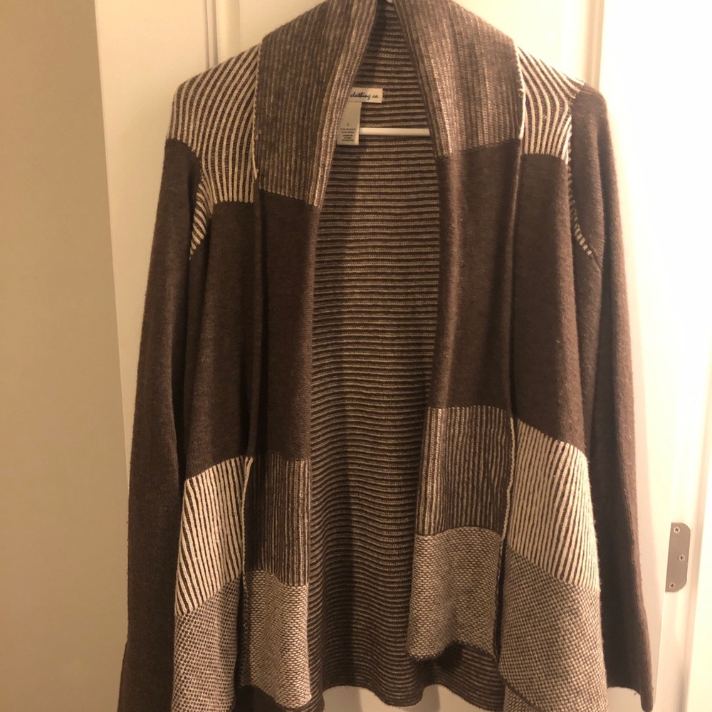 Brown Cardigan Sweater